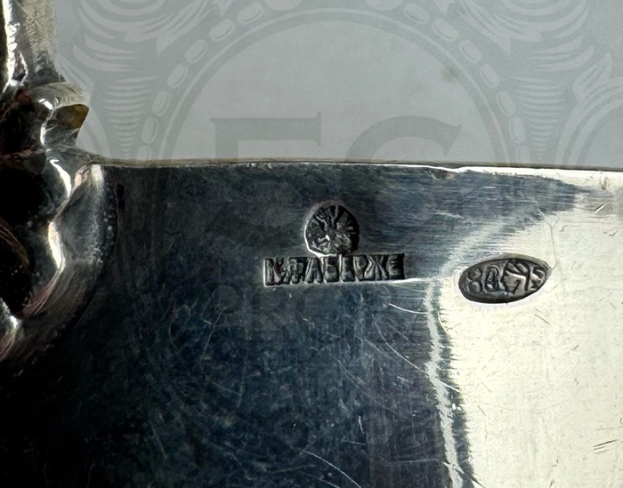 Клеймо «К.ФАБЕРЖЕ», «КФ» — Фирма Карла Фаберже